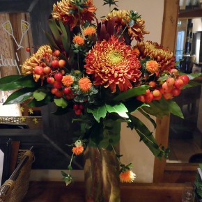 warm autumnal decorations