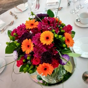 vibrant table top decorations