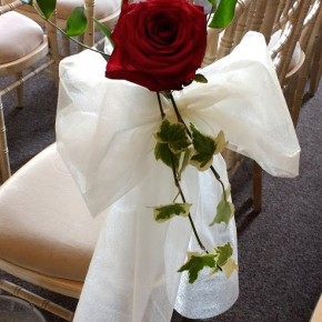 aisle chair decorations
