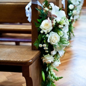 church pew decorations