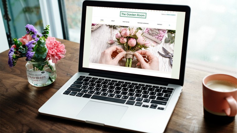 New Website for The Garden Room Flowers