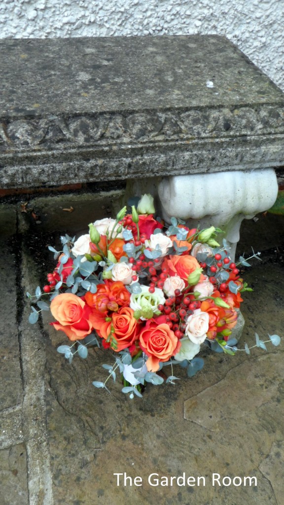 Autumn wedding bouquet - wedding flowers marlow