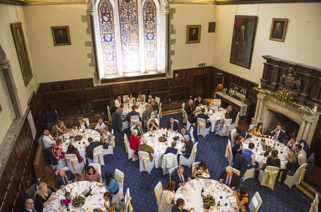 Bisham Abbey interior - wedding flowers bucks