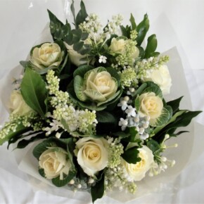 White rose bouquet White rose bouquet